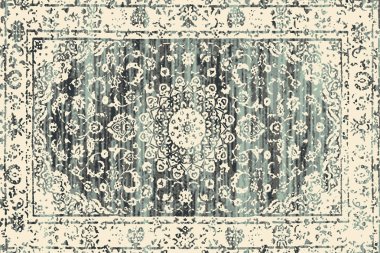 Orijinal paslanmış halı tasarımı ve grunge desenli illüstrasyon 