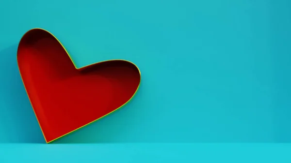 Isolierte Realistische Herzkonzeption Für Valentinstag Hintergrund Für Liebesheirat Und Hochzeitstag — Stockfoto