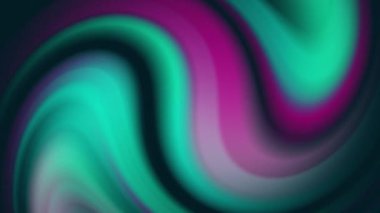 Canlandırılmış Soyut Arkaplan, Sıvı Sıvı Renk Dalgası Çizgileri, Parlayan Renkli Işık Etkisi, Soyut Kompozisyon. Modern gökkuşağı sıvı renk akışı.