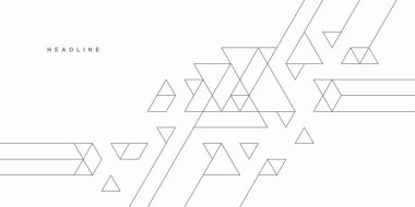 Soyut geometrik teknolojik arka plan. Vektör yaratıcı tasarımı.