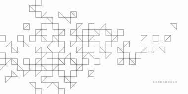 Soyut geometrik teknolojik arka plan. Vektör yaratıcı tasarımı.