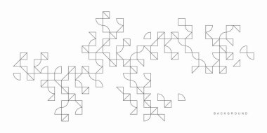 Soyut geometrik teknolojik arka plan. Vektör yaratıcı tasarımı.