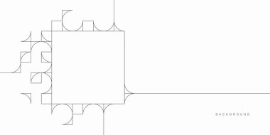 Soyut geometrik teknolojik arka plan. Vektör yaratıcı tasarımı.