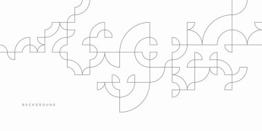 Soyut geometrik teknolojik arka plan. Vektör yaratıcı tasarımı.