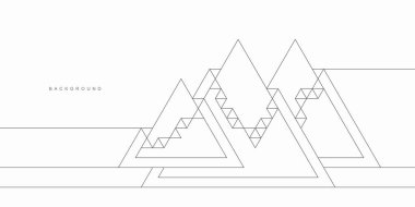 Soyut geometrik teknolojik arka plan. Vektör yaratıcı tasarımı.