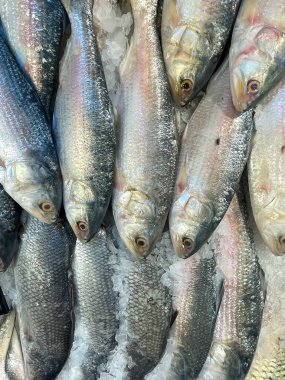Taze balık, müşterileri cezbediyor. Bu fotoğraf Bangladeş 'ten çekilmiş..