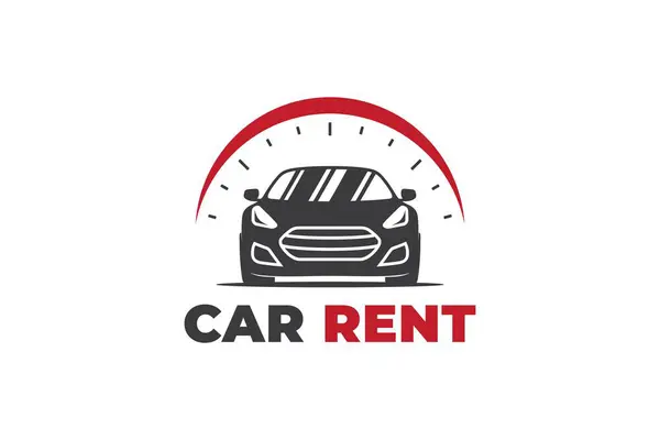 Logo Wypożyczalnia Samochodów Auto Design — Wektor stockowy