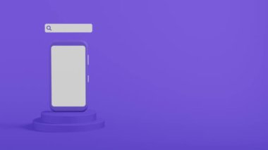 3d akıllı telefon geçiş animasyon videosu
