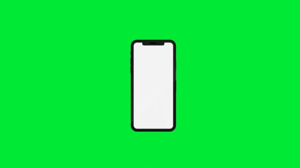 Fondo Pantalla Verde Animación Smartphone — Vídeos de Stock
