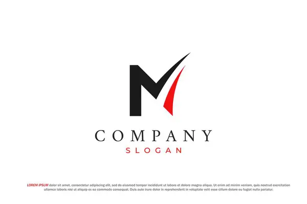 logo harfi m modern iş