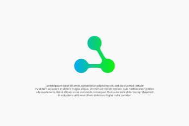 logo bağlantılı DNA teknolojisi dijital kavramı