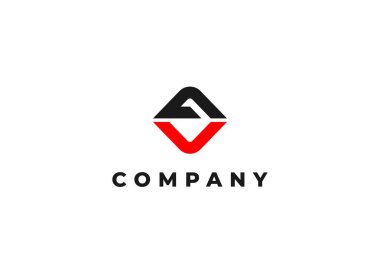 ga harfi ya da gv gc gu soyut iş dünyası modern minimalist logo
