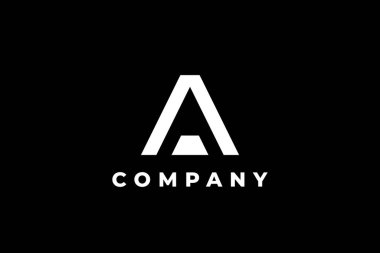 harf bir monogram modern basit minimalist logo