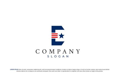 Başkent Amerika bayrak yıldızı logosu