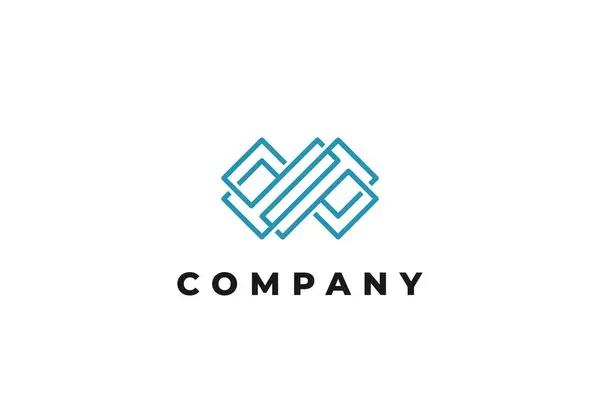 t ve z harflerinin soyut monogram logosu