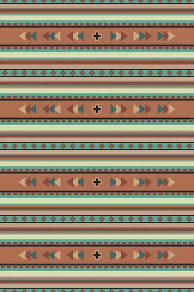Modèle Géométrique Boho Ethnique Ornement Tribal Mexicain Pour Tapis Couverture — Image vectorielle