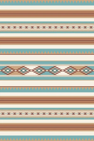 民族のBoho幾何学的なパターン メキシコの敷物の部族の飾り毛布 南西部のデザイン ベクトルシームレスパターン — ストックベクタ
