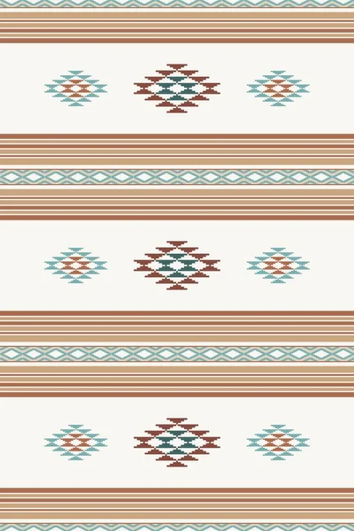 Етнічний Бохо Геометричний Орнамент Векторні Племінні Візерунки Індійський Орнамент Мексиканська — стоковий вектор