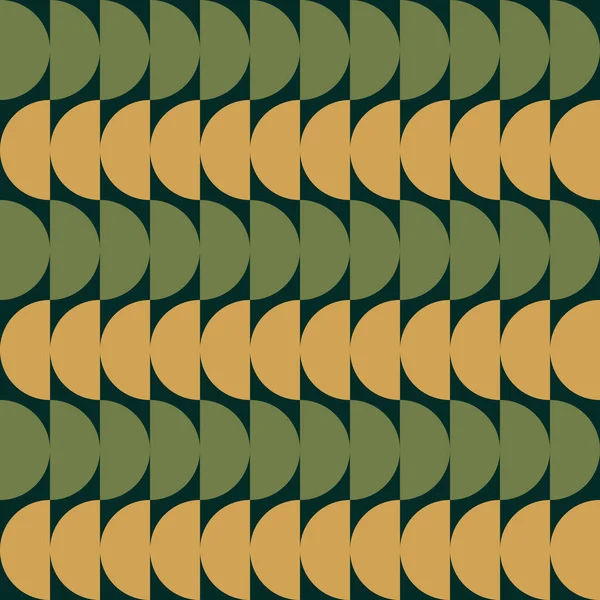 Moderne Mitte Des Jahrhunderts Nahtlose Muster Abstrakter Geometrischer Hintergrund — Stockvektor