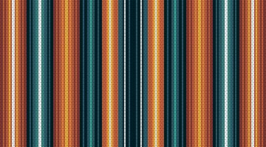 Etnik tekstil geçmişi. Meksika çizgili, pürüzsüz desen. Serape Meksika battaniyesi. Cinco de Mayo fiesta dekoru için bir süs. Etnik, batı dekoru tarzında. Yerli Amerikan Mirası Günü illüstrasyonu