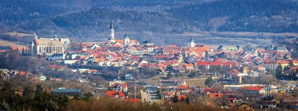 Slovakya Nın Spis Bölgesinin Doğusunda Yer Alan Tarihi Levoca Kasabası — Stok fotoğraf
