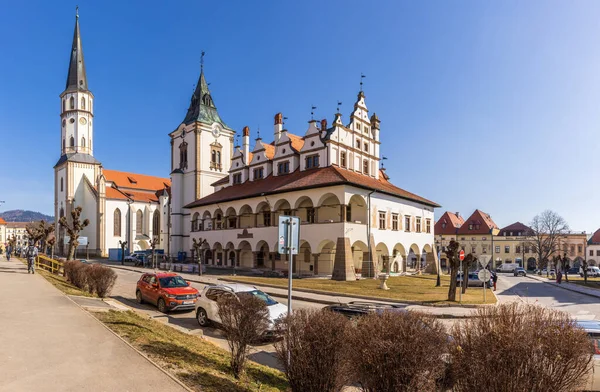 Centre Old Town Levoca Presov District Slovakia — Stock Photo, Image