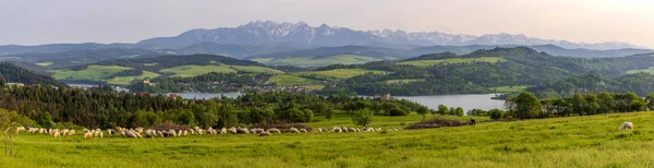 Czorsztyn Pueblo Polonia Que Encuentra Cordillera Pieniny Frontera Polaco Eslovaca —  Fotos de Stock