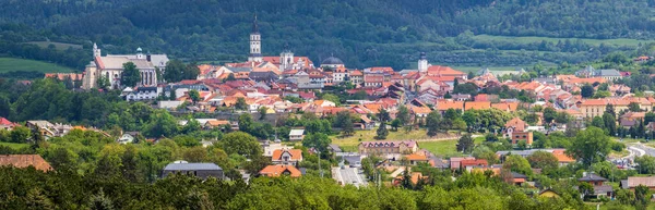 Levoca Slovakya Nın Preshov Bölgesinde Bir Kasabadır Kasabanın Tarihi Bir — Stok fotoğraf