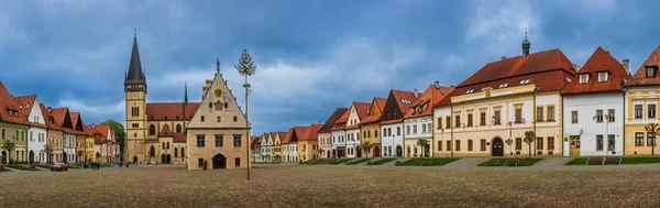 Bardejov Most Gothic Towns Slovakia Its Centre Consists Set Historical — Stock Photo, Image