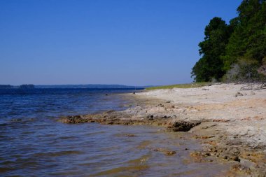 Bu, Anacoco Louisiana 'daki South Toledo Bend State Park' taki yürüyüş parkının Toledo Bend Barajı 'nın bir lakeview' ı..