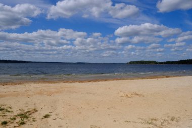 Bu, Many, Louisiana 'daki Cypress Bend Park plajı. Toledo Virajı 'nın bir parçası..
