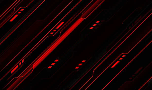 Absztrakt Piros Fény Fekete Kiber Geometrikus Réteg Átfedés Tervezés Modern — Stock Vector