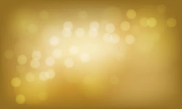 Абстрактний Золотий Світловий Боке Розмитий Розкішний Вектор Тла — стоковий вектор
