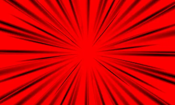 Kırmızı Arkaplan Vektöründe Soyut Siyah Çizgi Hızlı Yakınlaştırma Hızı — Stok Vektör