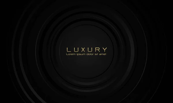 Absztrakt Fekete Vonalak Luxus Design Modern Kreatív Háttér Vektor — Stock Vector