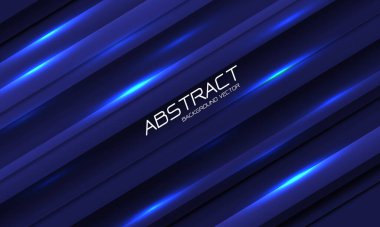 Soyut teknoloji mavi hız ışık dinamik geometrik tasarım modern fütüristik arkaplan vektörü