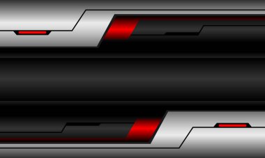 Soyut gümüş gri gri metal siber fütüristik teknoloji tasarımı modern arkaplan vektörü