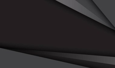 Boş uzay tasarımlı soyut gri ton üçgeni geometrik modern lüks fütüristik arkaplan vektörü