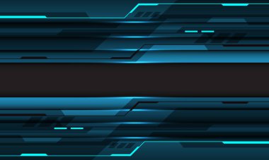 Soyut mavi metalik teknoloji fütüristik siber tasarım modern yaratıcı arkaplan vektörü