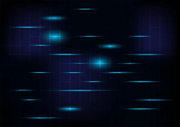 Fundo Abstrato Tons Azuis Sobre Preto Tecnologia Azul Linha Comunicação — Fotografia de Stock