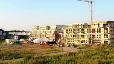Shell İnşaat 'taki Geleceğin Modern Apartmanı İnşaat Alanı.