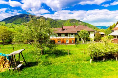 Çiftçinin evi yüksek dağlarda.. 