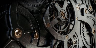 Saat teçhizatı arka planı ve soyut. 3d, görüntüleme, illüstrasyon,