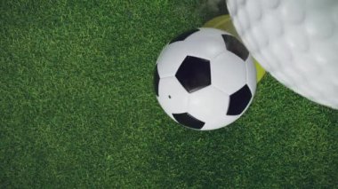 Basketbol, futbol, tenis, Amerikan futbolu, golf ve beyzbol çimlerin üzerinde. Spor ve yarışmalar hakkında hikayeler anlatmak için harika..