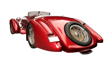 Krom Detaylı Klasik Üstü açılabilir Araba