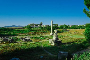 18 Haziran 2024 Selçuk İzmir Türkiye. Ephesus Selcuk 'taki Arthem tapınağı
