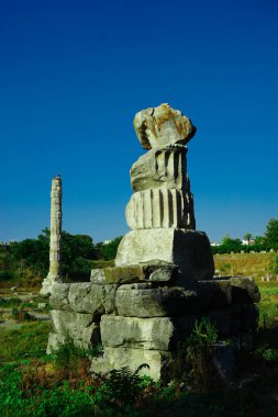 18 Haziran 2024 Selçuk İzmir Türkiye. Ephesus Selcuk 'taki Arthem tapınağı