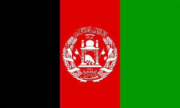 Afghanistan Flagga Design Vektor Illustrationer — Stock vektor