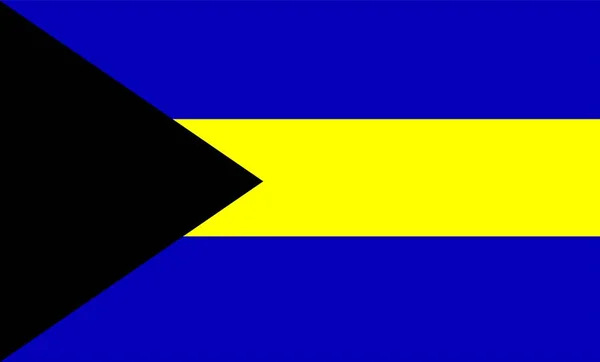 Bahamas Bandera Diseño Ilustración Vectores — Archivo Imágenes Vectoriales