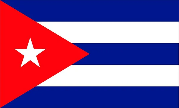 Cuba Flag Design Illustrations Vectors — Archivo Imágenes Vectoriales